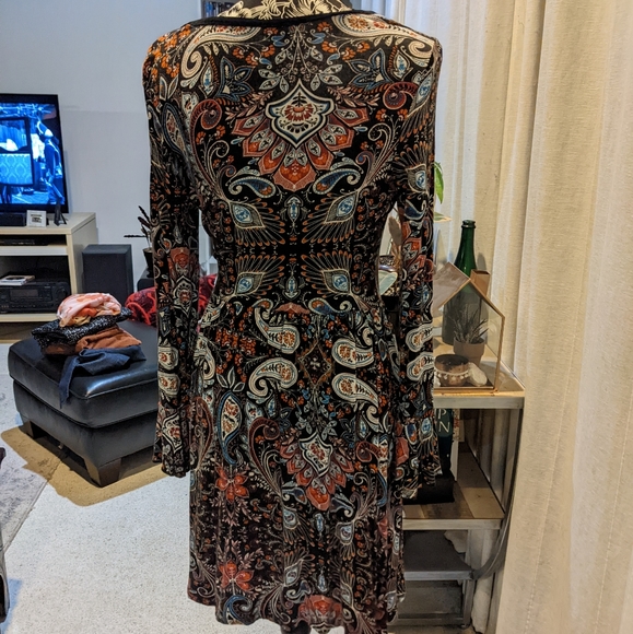 Paisley side tie dress - Picture 3 of 3
